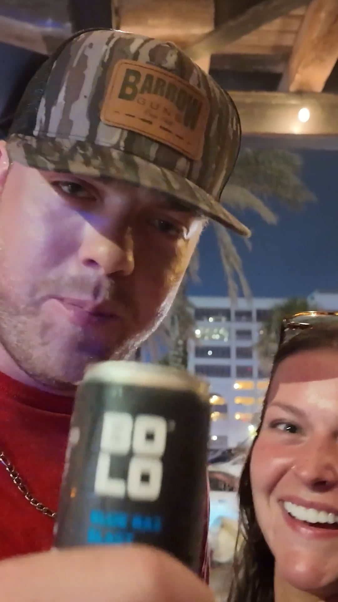 Outdoor video review of BOLO Blue Raz Blast by couple