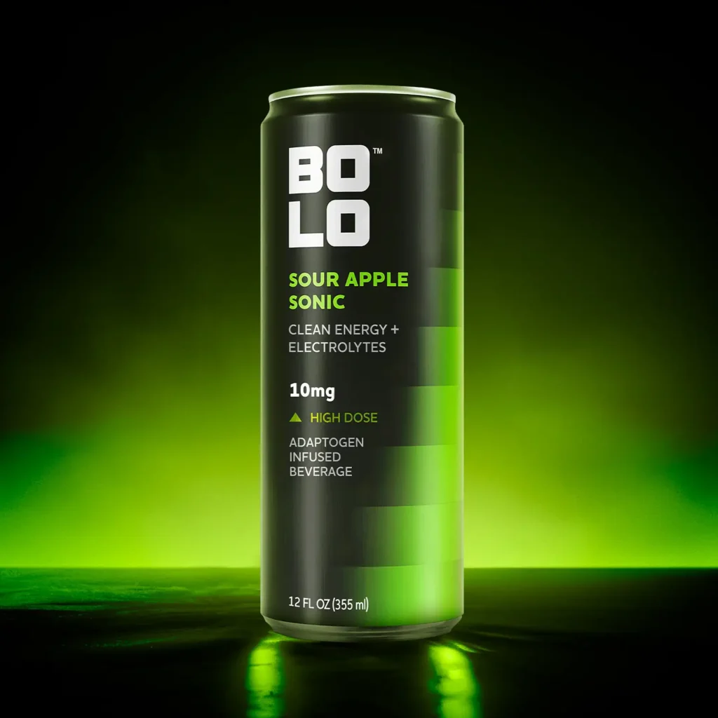 BOLO Sour Apple Sonic 10mg drink front view