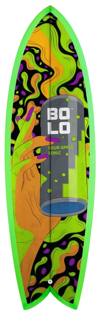 BOLO Sonic Apple Sour Surfboard