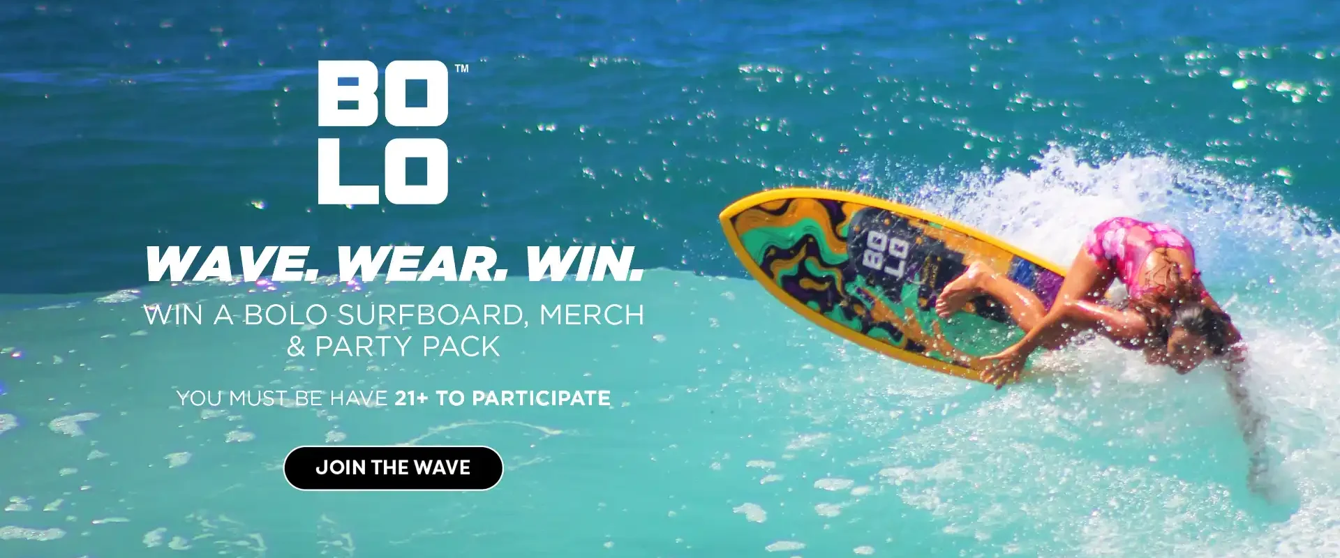 BOLO Wave. Wear. Win. Win a Bolo Surfboard!